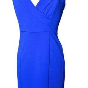 Chic Royal Blue Mini Dress